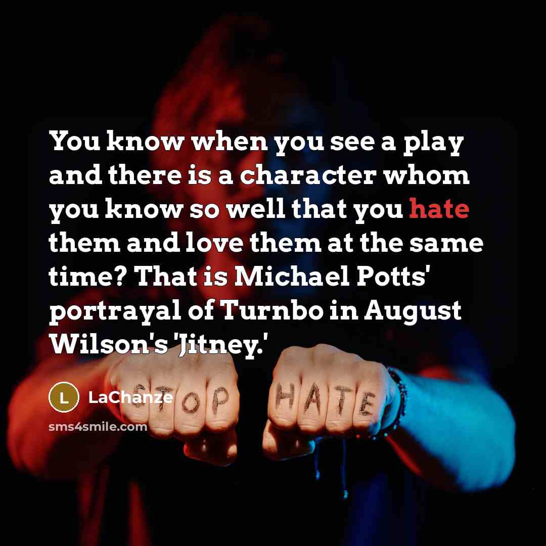 “You know when you see a play and there is…” quote by LaChanze
