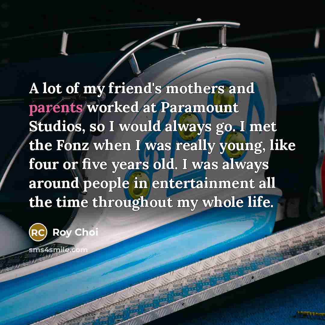 “A lot of my friend's mothers and parents worked at…” quote by Roy Choi