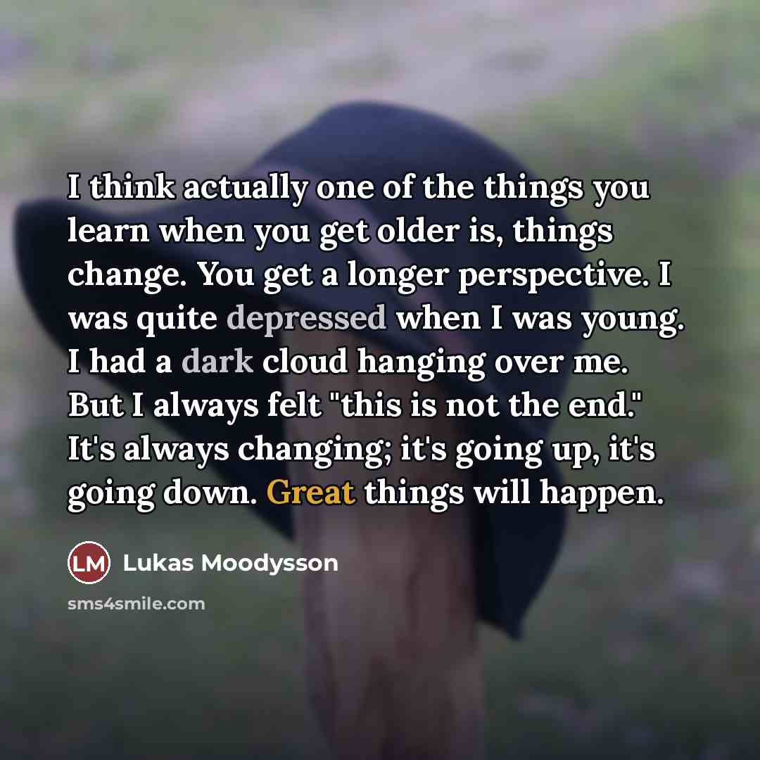 “I think actually one of the things you learn when…” quote by Lukas Moodysson