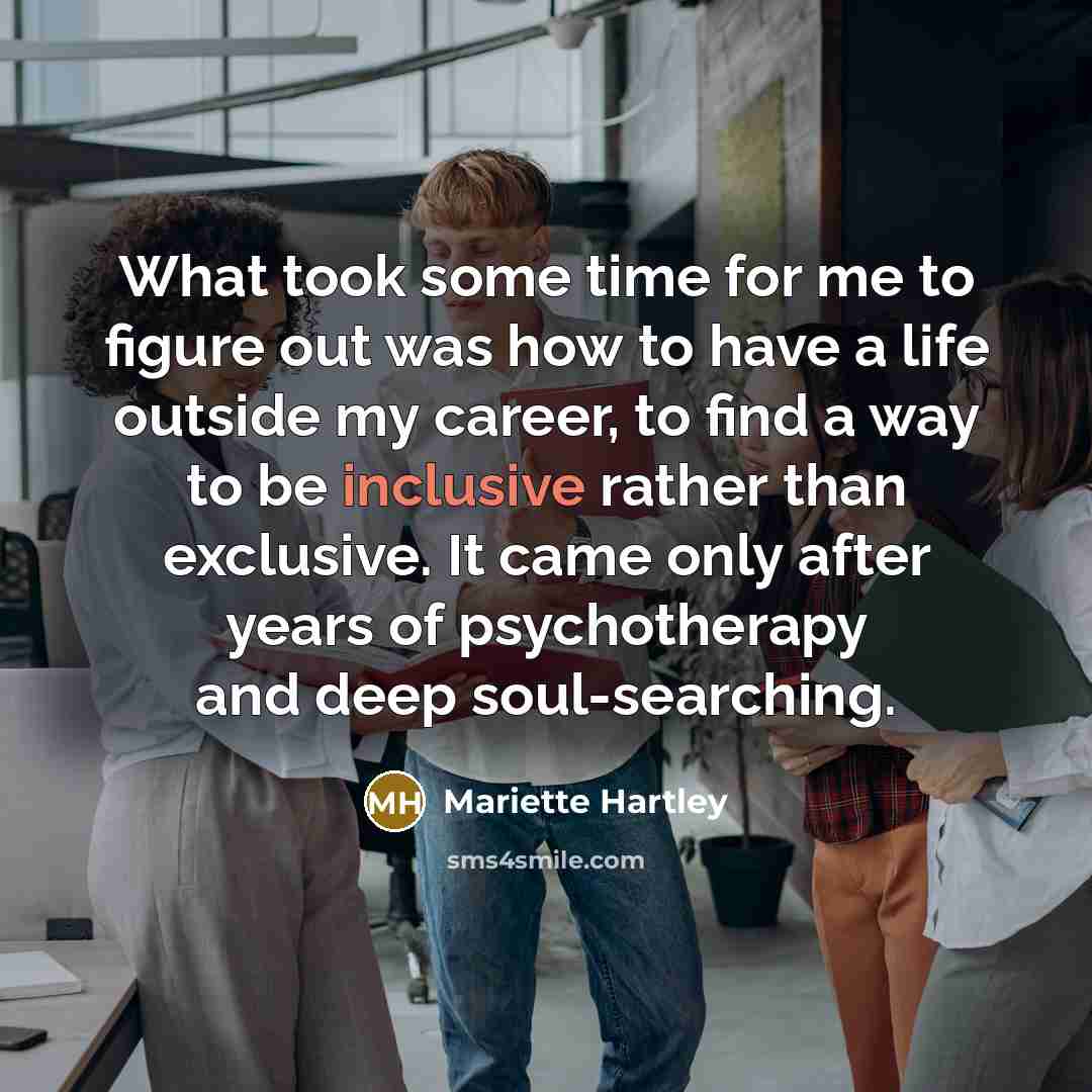 “What took some time for me to figure out was…” quote by Mariette Hartley
