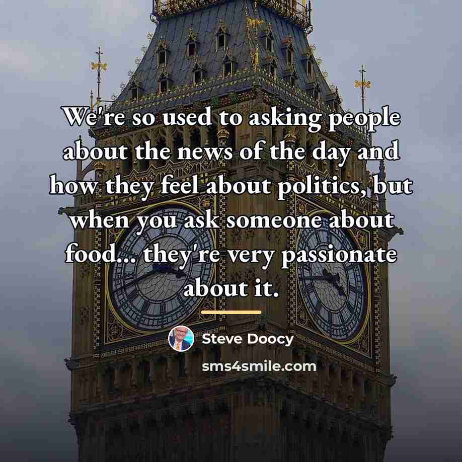 “We're so used to asking people about the news of…” quote by Steve Doocy
