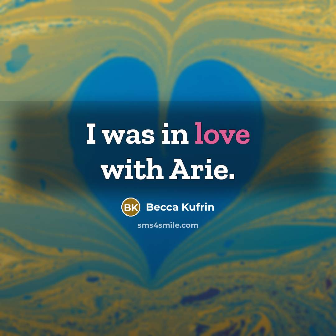 “I was in love with Arie.…” quote by Becca Kufrin