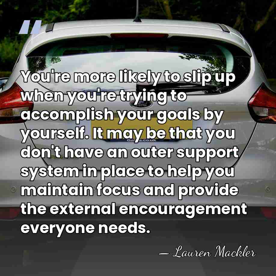 You're more likely to slip up when you're trying to accomplish your&hellip; - Lauren Mackler