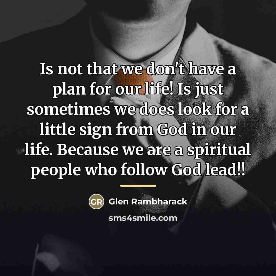 “Is not that we don't have a plan for our…” quote by Glen Rambharack