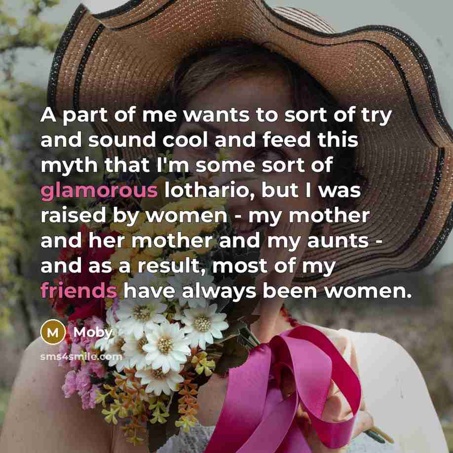 “A part of me wants to sort of try and…” quote by Moby