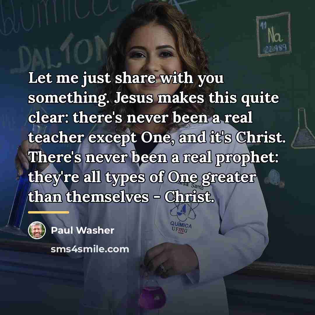 “Let me just share with you something. Jesus makes this…” quote by Paul Washer