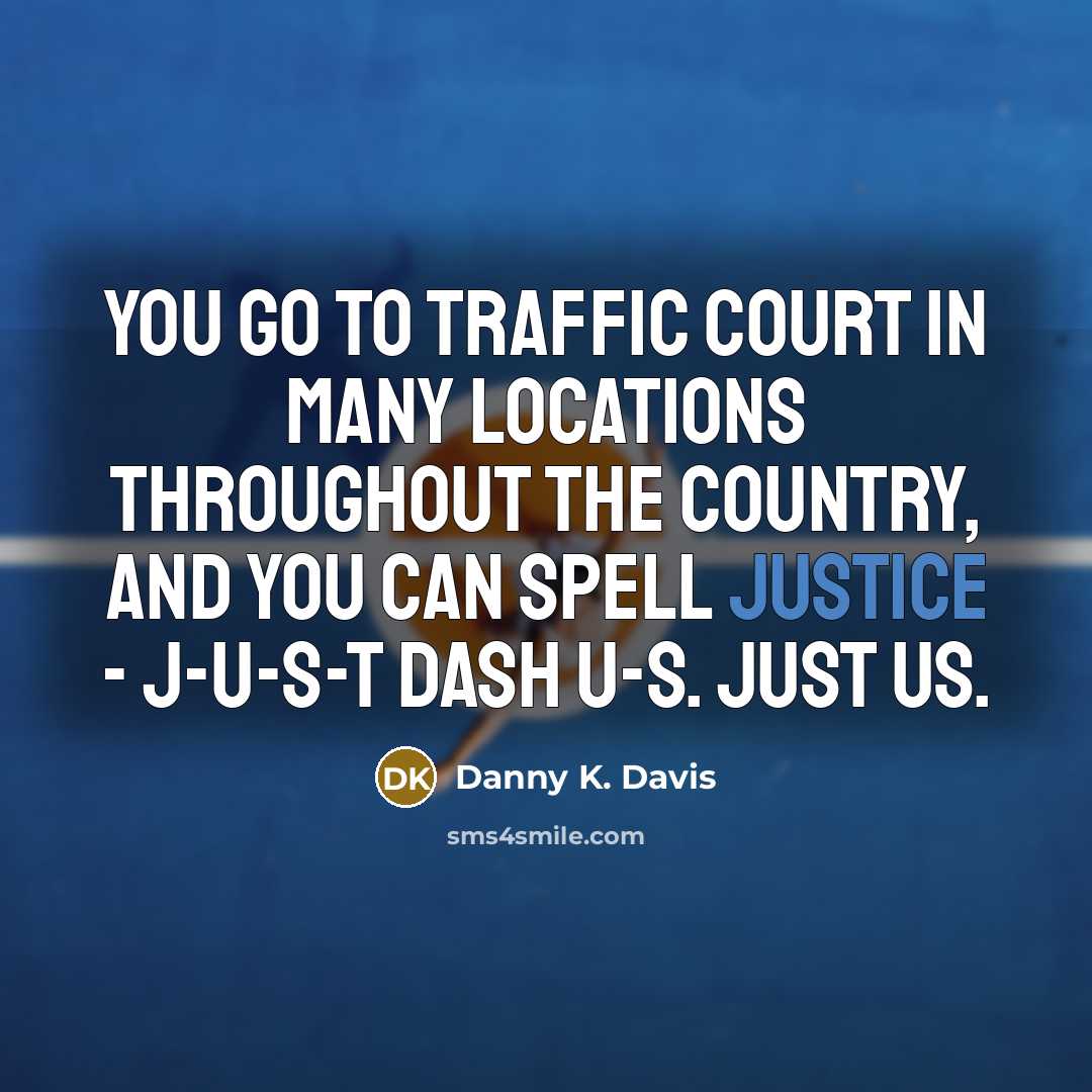 “You go to traffic court in many locations throughout the…” quote by Danny K. Davis
