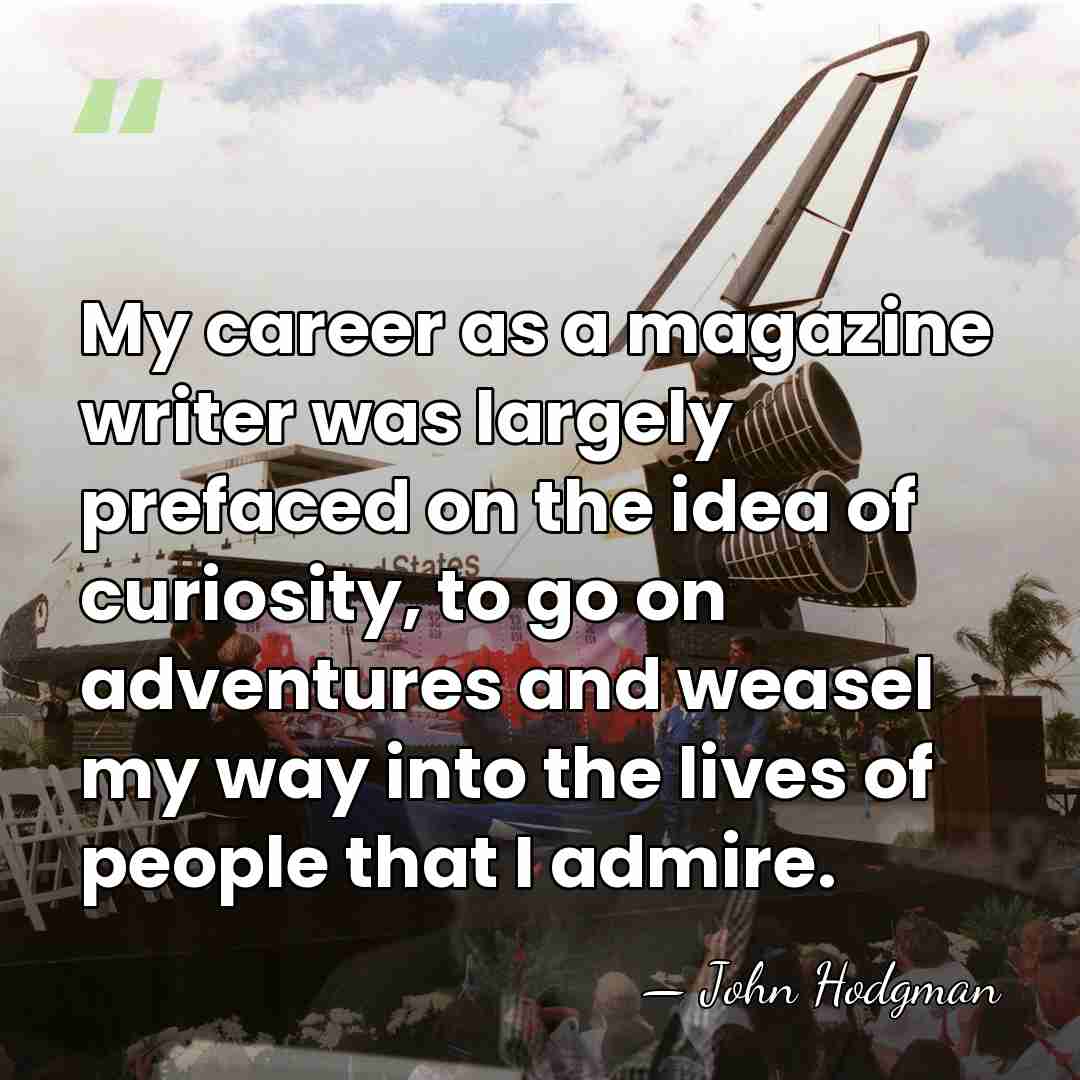 My career as a magazine writer was largely prefaced on the idea&hellip; - John Hodgman