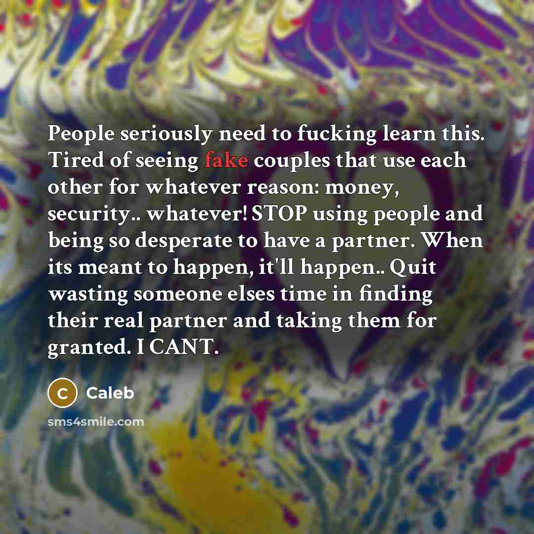 “People seriously need to fucking learn this. Tired of seeing…” quote by Caleb