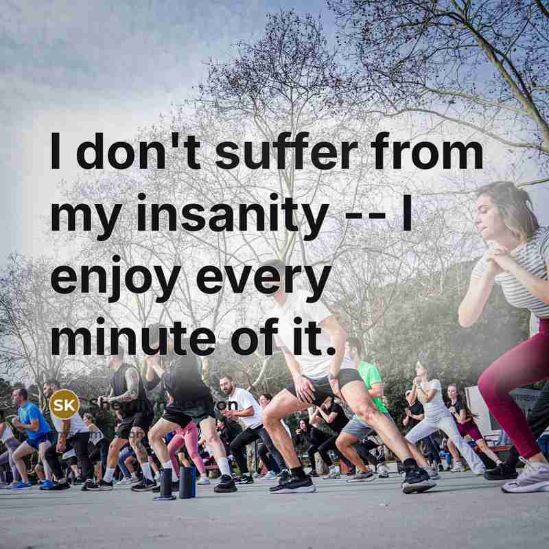 “I don't suffer from my insanity -- I enjoy every…” quote by Sherrilyn Kenyon