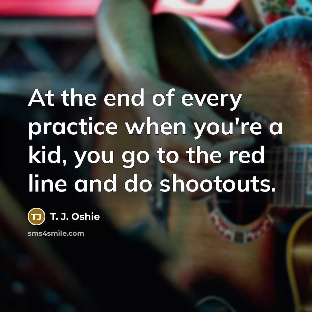 “At the end of every practice when you're a kid,…” quote by T. J. Oshie