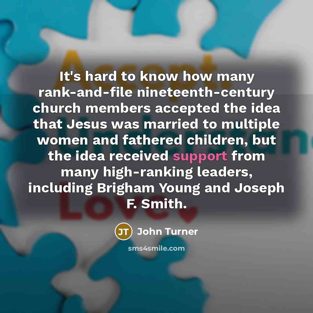 “It's hard to know how many rank-and-file nineteenth-century church members…” quote by John Turner