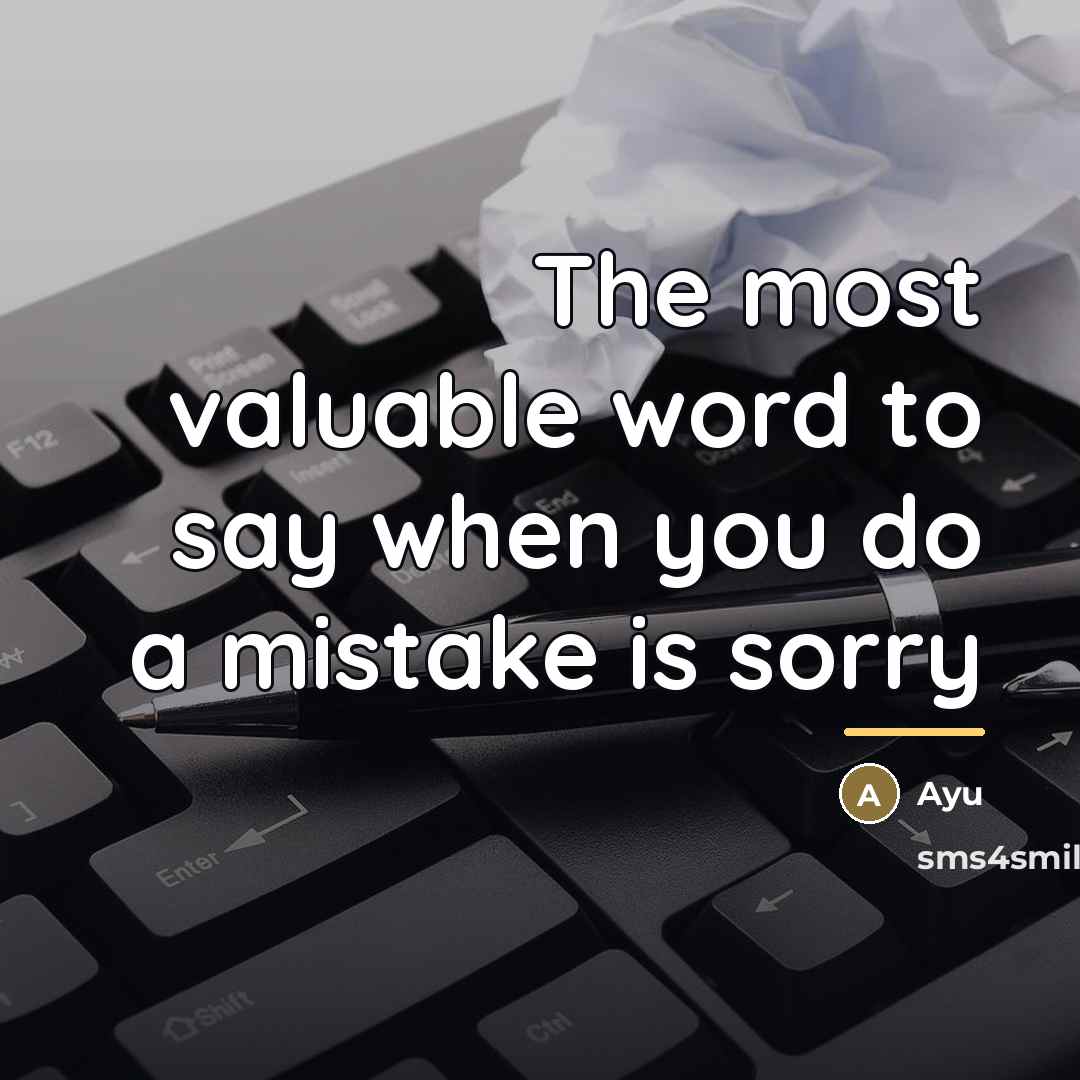 “The most valuable word to say when you do a…” quote by Ayu