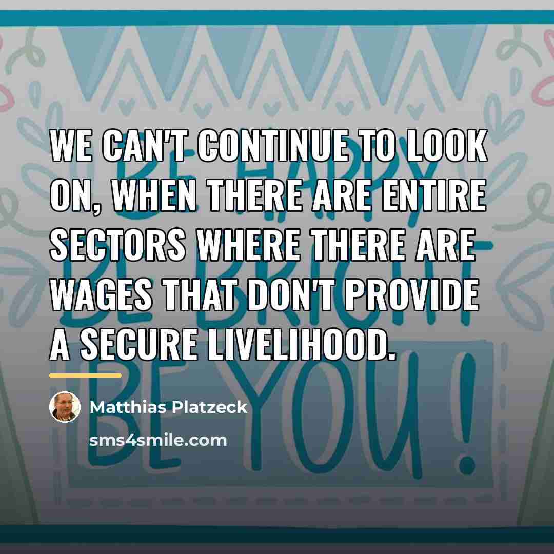 “We can't continue to look on, when there are entire…” quote by Matthias Platzeck