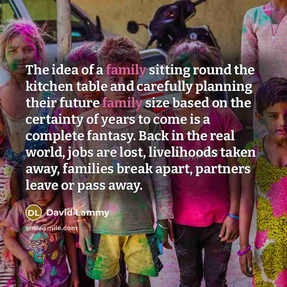 “The idea of a family sitting round the kitchen table…” quote by David Lammy