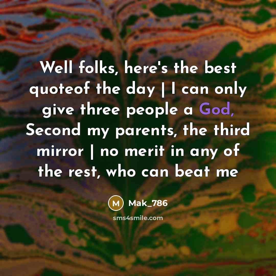 “Well folks, here's the best quoteof the day | I…” quote by Mak_786