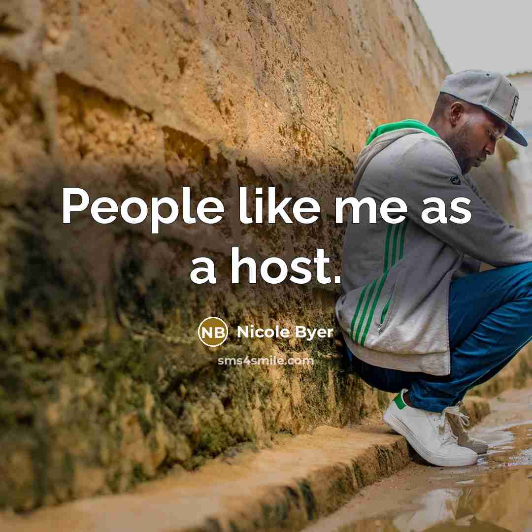 “People like me as a host.…” quote by Nicole Byer