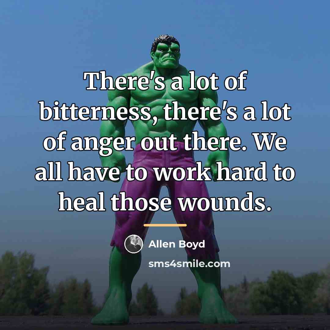 “There's a lot of bitterness, there's a lot of anger…” quote by Allen Boyd