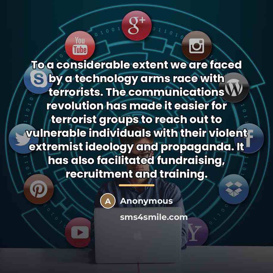 “To a considerable extent we are faced by a technology…” quote by Anonymous