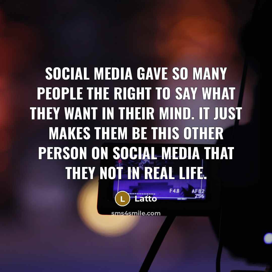 “Social media gave so many people the right to say…” quote by Latto