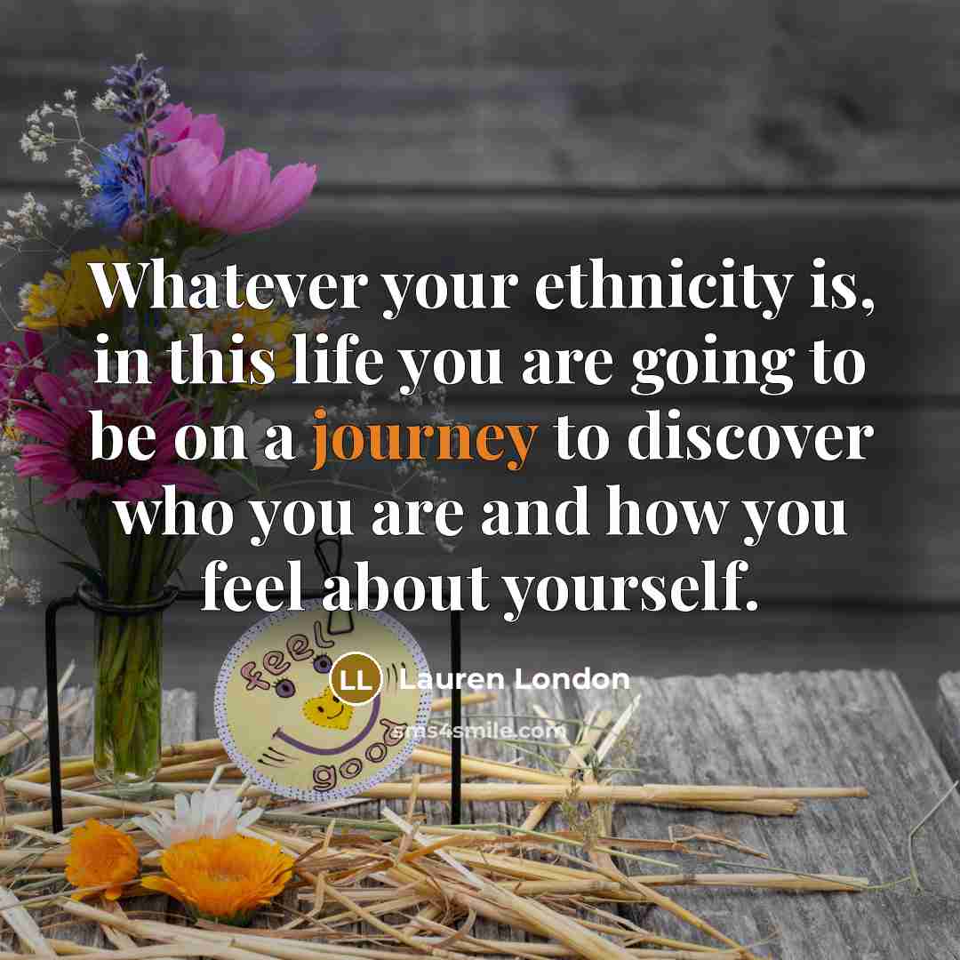 “Whatever your ethnicity is, in this life you are going…” quote by Lauren London