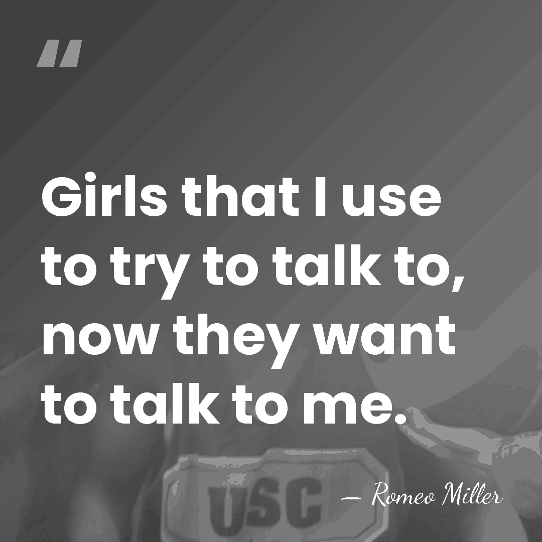 Girls that I use to try to talk to, now they want&hellip; - Romeo Miller