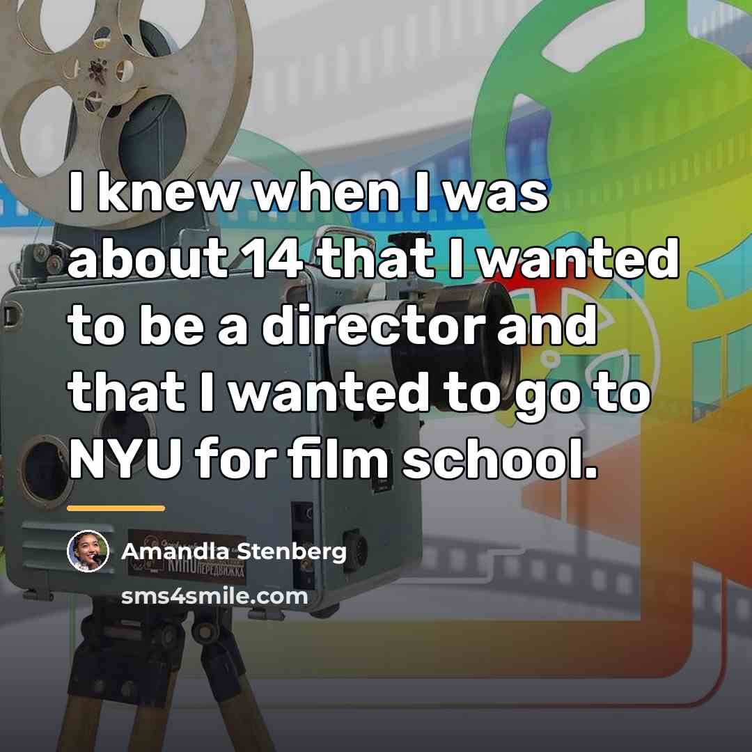 “I knew when I was about 14 that I wanted…” quote by Amandla Stenberg