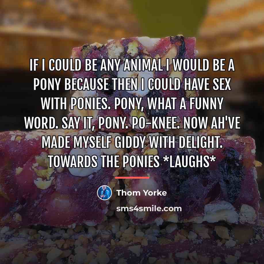 “If I could be any animal I would be a…” quote by Thom Yorke