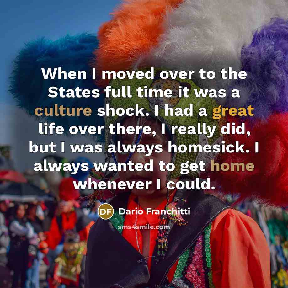 “When I moved over to the States full time it…” quote by Dario Franchitti