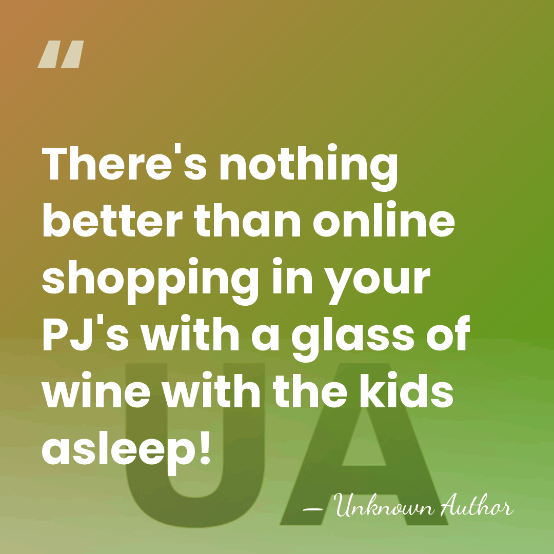 There's nothing better than online shopping in your PJ's with a glass&hellip; - Helen Wilson