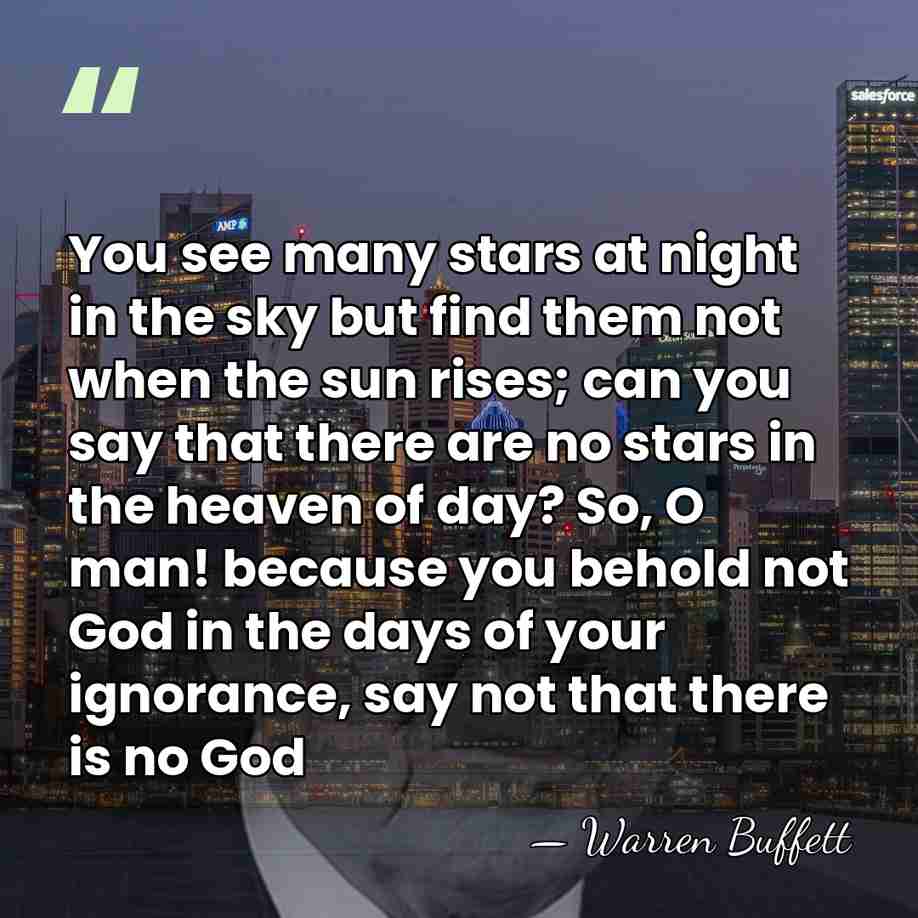 You see many stars at night in the sky but find them&hellip; - Warren Buffett
