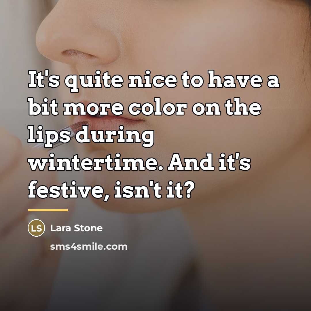 “It's quite nice to have a bit more color on…” quote by Lara Stone