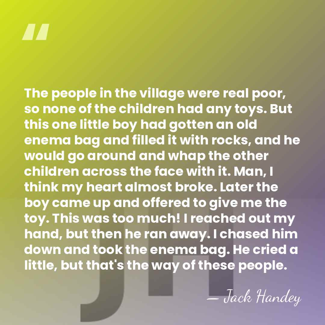 The people in the village were real poor, so none of the&hellip; - Jack Handey