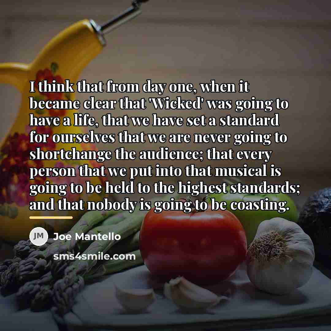 “I think that from day one, when it became clear…” quote by Joe Mantello