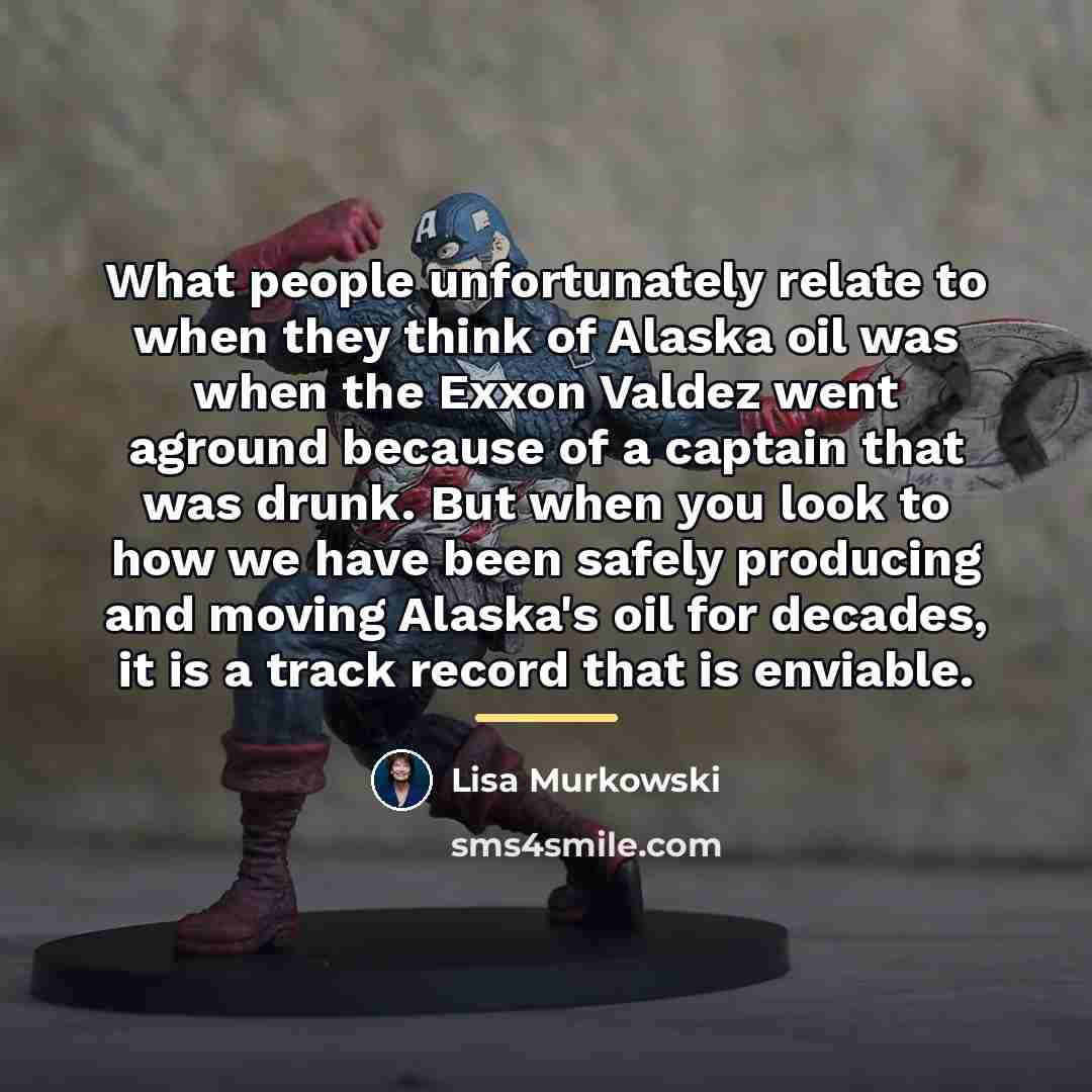 “What people unfortunately relate to when they think of Alaska…” quote by Lisa Murkowski