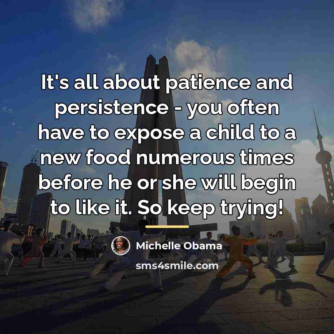 “It's all about patience and persistence - you often have…” quote by Michelle Obama
