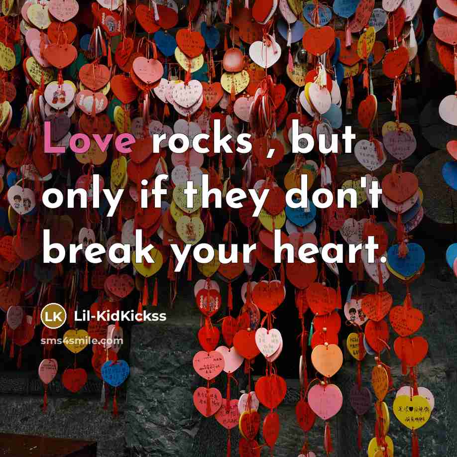 “Love rocks , but only if they don't break your…” quote by Lil-KidKickss