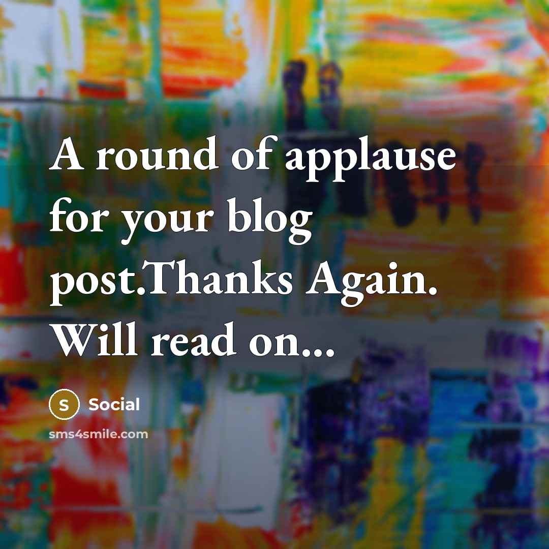 “A round of applause for your blog post.Thanks Again. Will read on...” quote by Social
