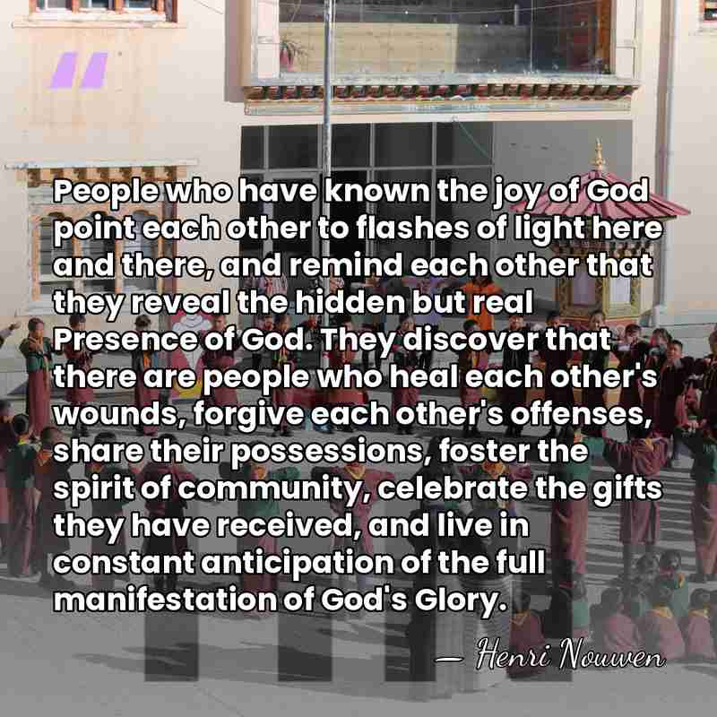 People who have known the joy of God point each other to&hellip; - Henri Nouwen