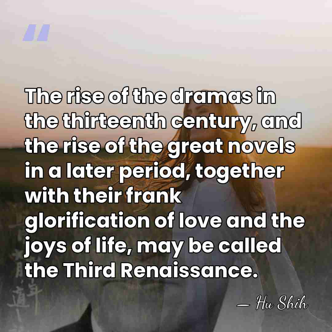 The rise of the dramas in the thirteenth century, and the rise&hellip; - Hu Shih