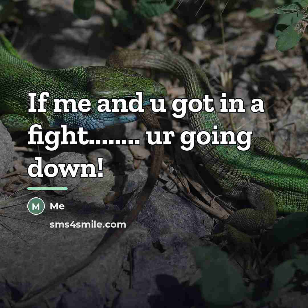 “If me and u got in a fight........ ur going…” quote by Me