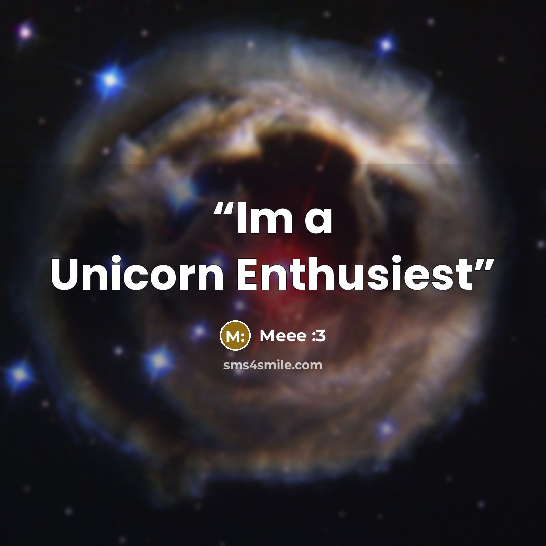 “Im a Unicorn Enthusiest” quote by Meee :3