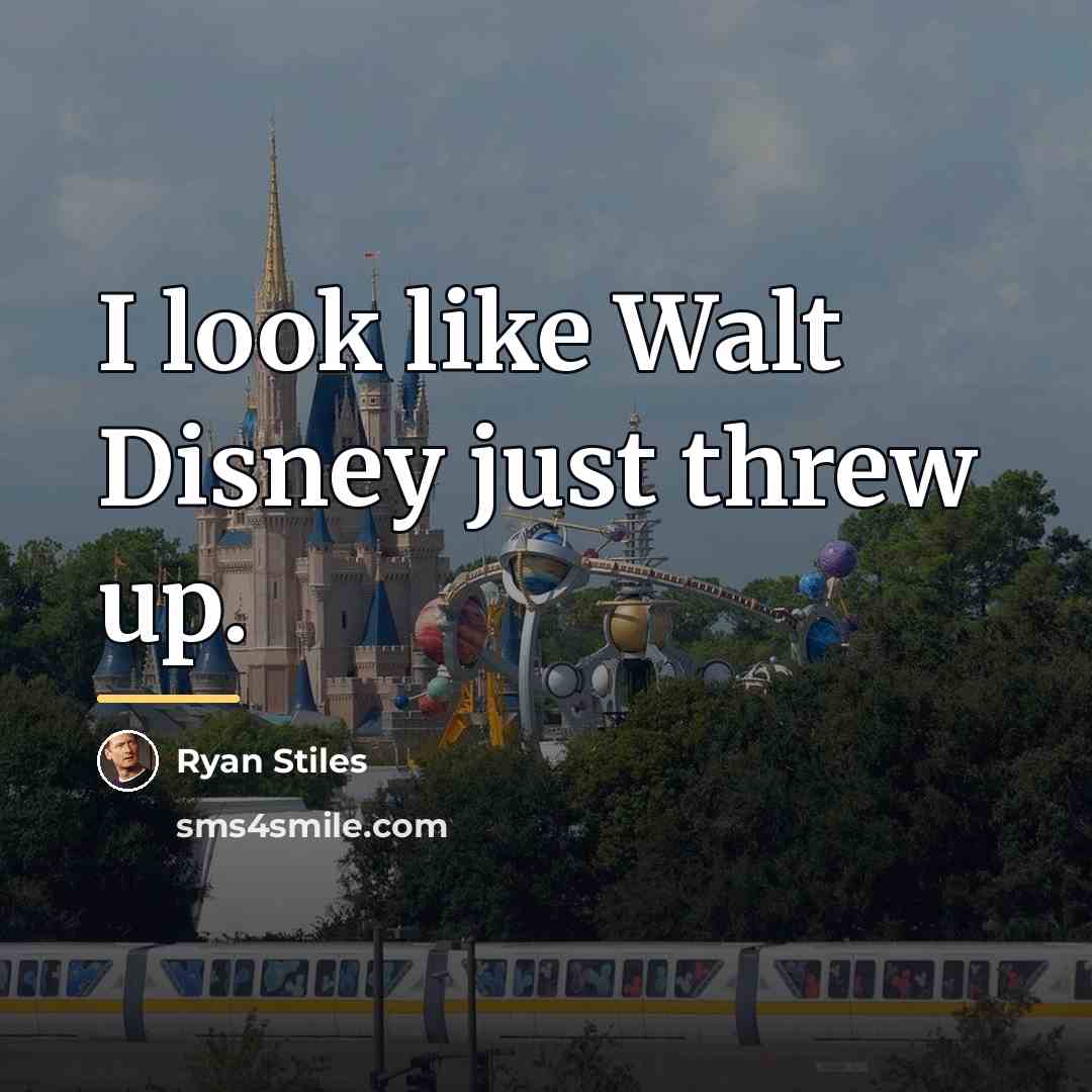 “I look like Walt Disney just threw up.…” quote by Ryan Stiles