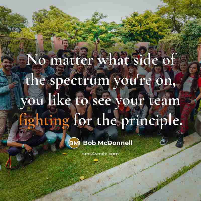 “No matter what side of the spectrum you're on, you…” quote by Bob McDonnell