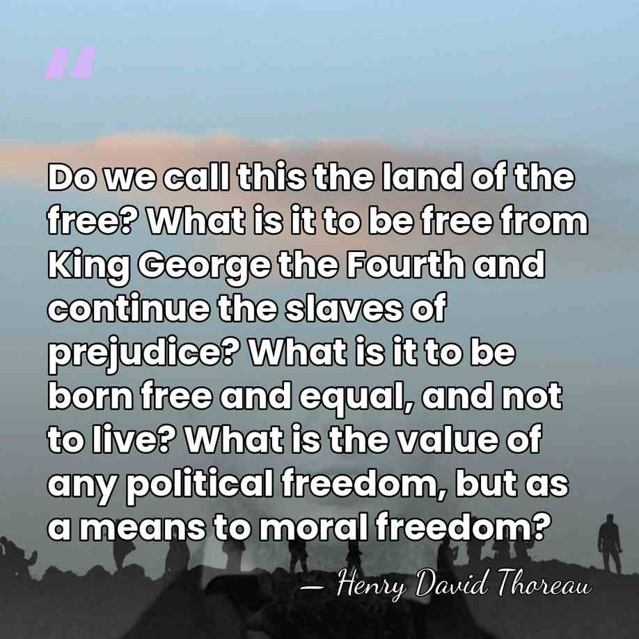 Do we call this the land of the free? What is it&hellip; - Henry David Thoreau