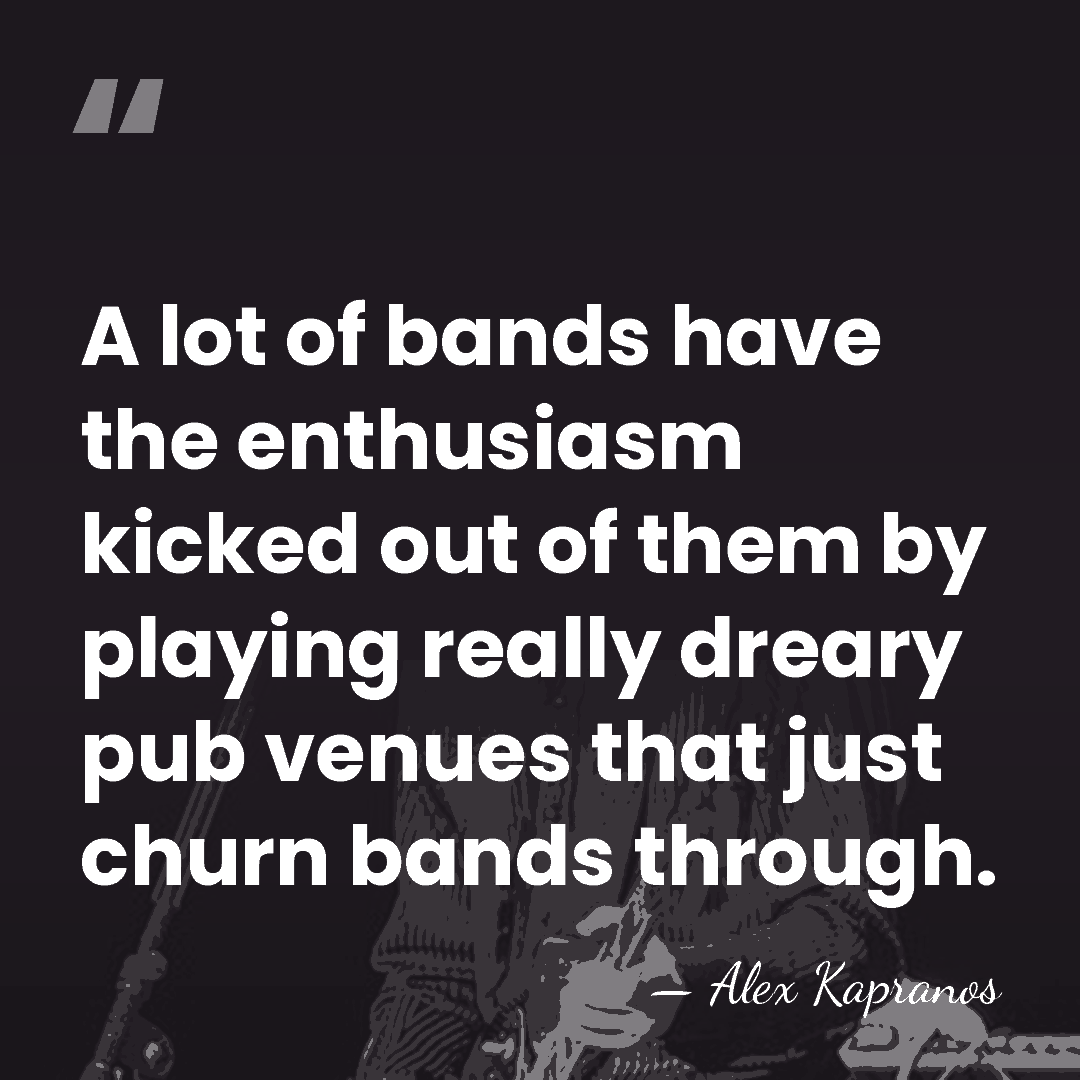 A lot of bands have the enthusiasm kicked out of them by&hellip; - Alex Kapranos