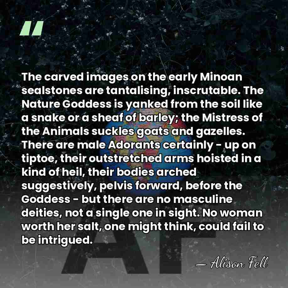 The carved images on the early Minoan sealstones are tantalising, inscrutable. The&hellip; - Alison Fell