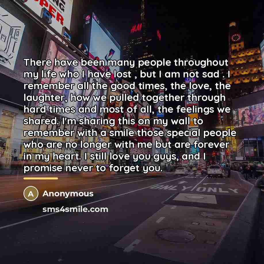 “There have been many people throughout my life who I…” quote by Anonymous
