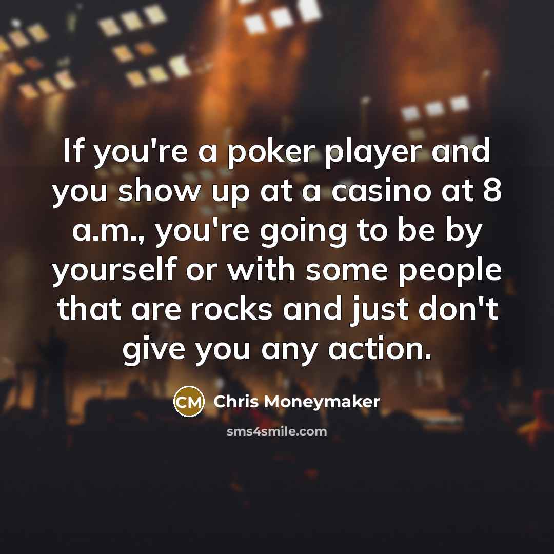 “If you're a poker player and you show up at…” quote by Chris Moneymaker