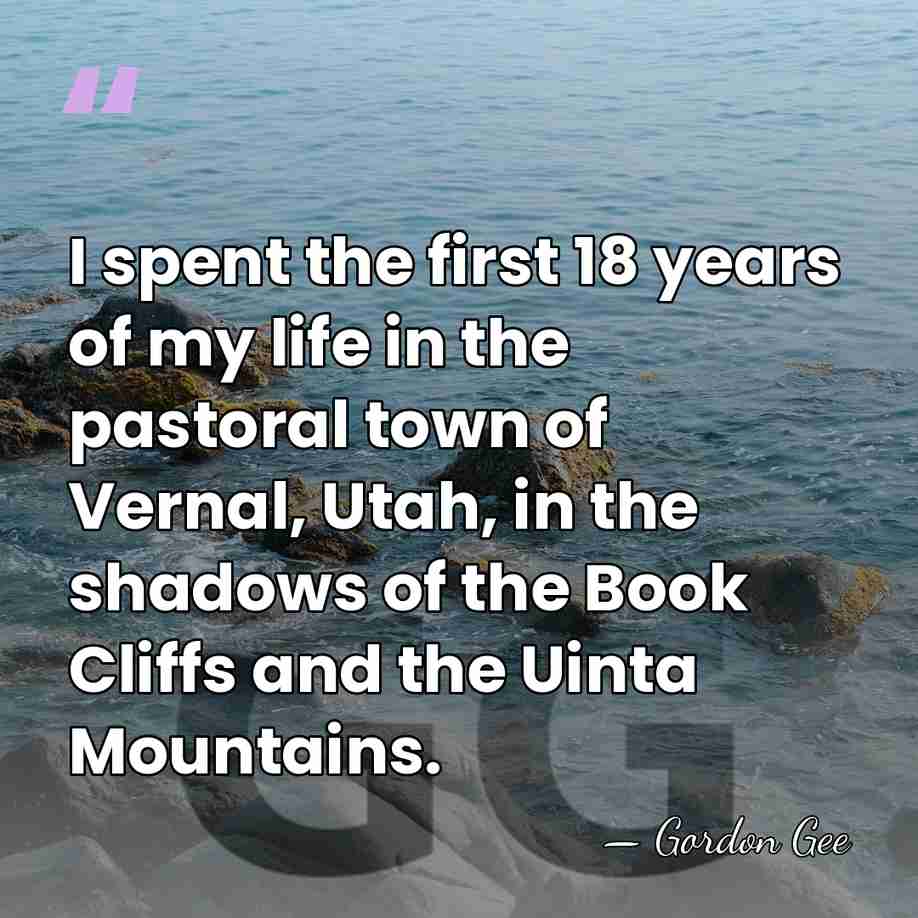 I spent the first 18 years of my life in the pastoral&hellip; - Gordon Gee